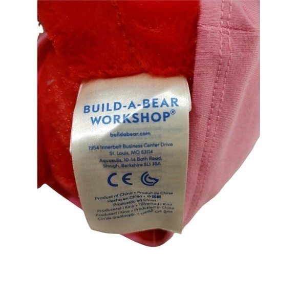 2017 Build A Bear Shopkins Plush‎ Strawberry Kiss Teddy Bear Stuffed Animal 17 - Picture 8 of 11